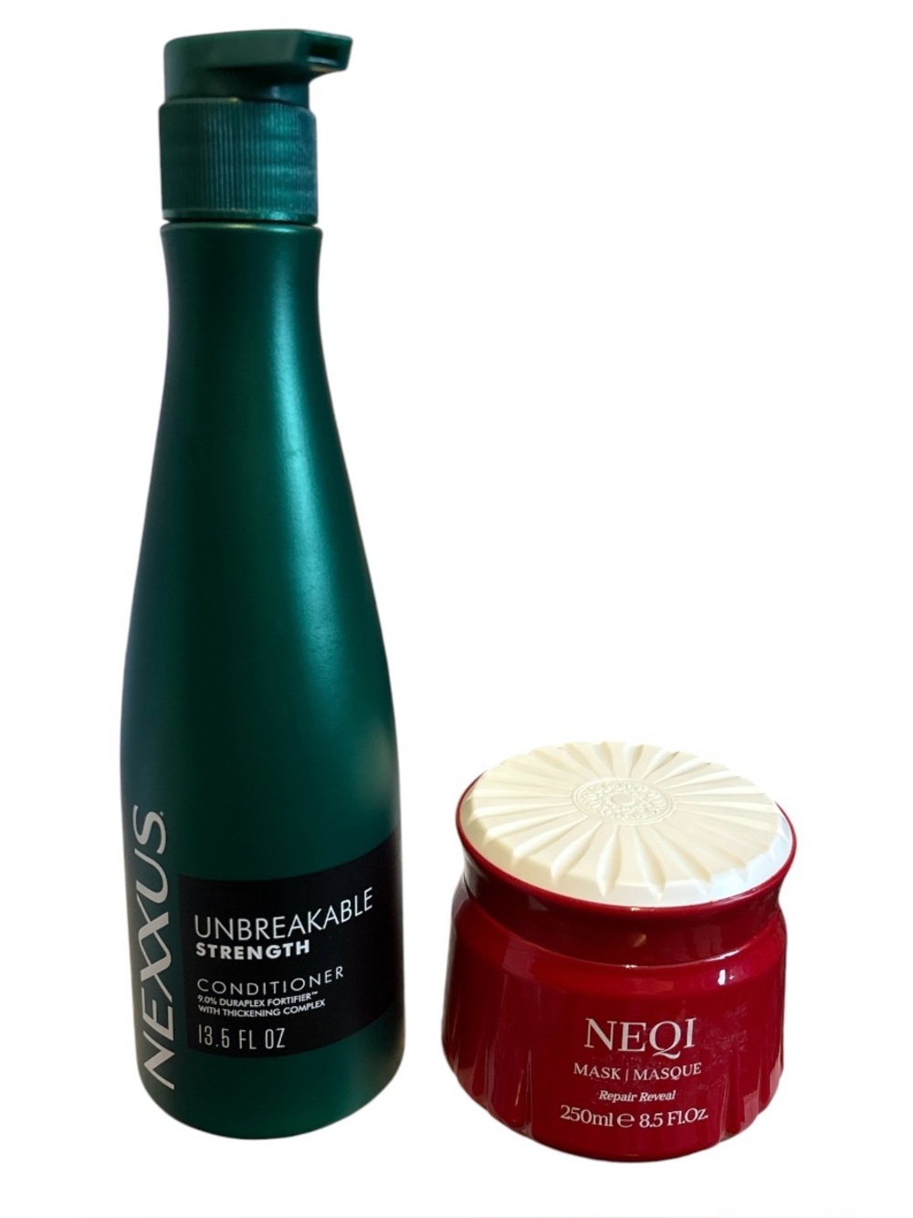 Nexxus conditioner & NEQI hair mask